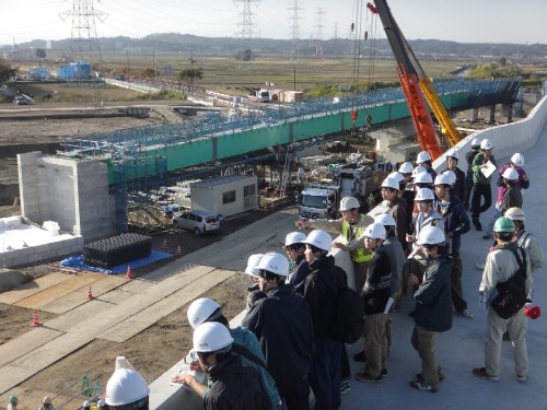 仙塩道路4車線化の現場